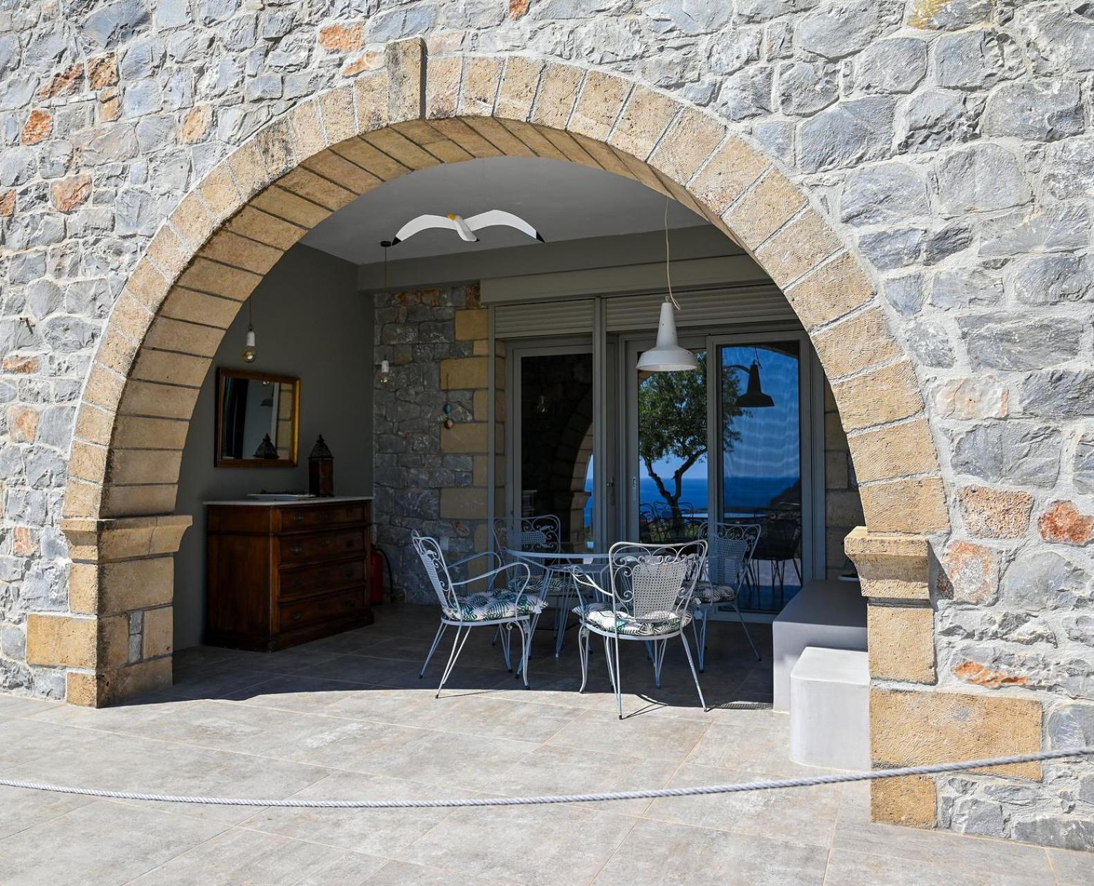 Villa Athina'S Stone House In Kardhamili Exterior foto
